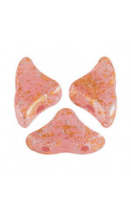 Les perles par Puca® Hélios beads Rose opal tweedy 71020/45703